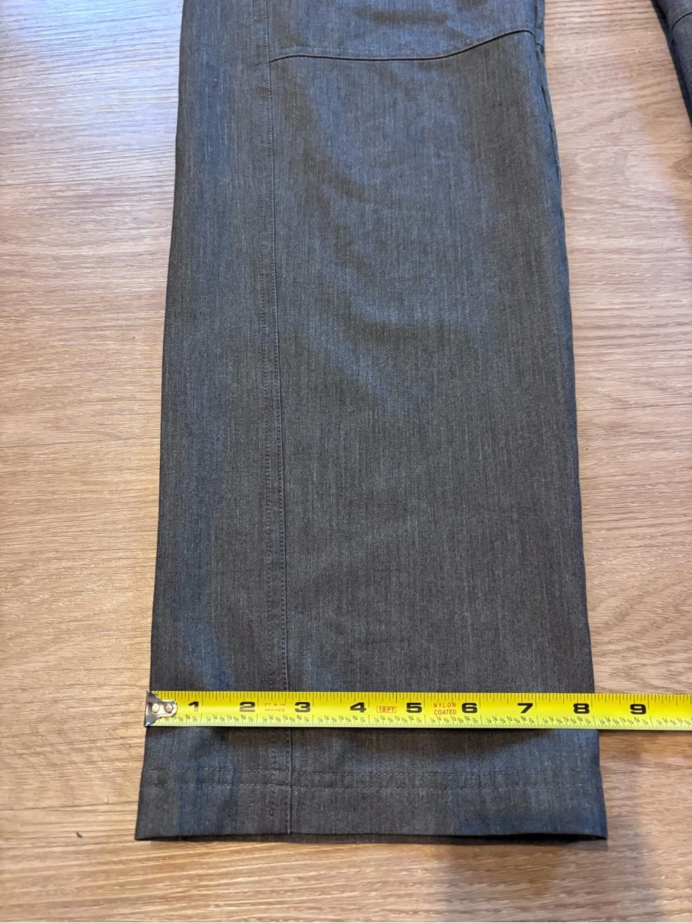 FIGS Men’s L Axim Straight-Leg Scrub Pant Cargo Pocket Graphite Gray Flaw*